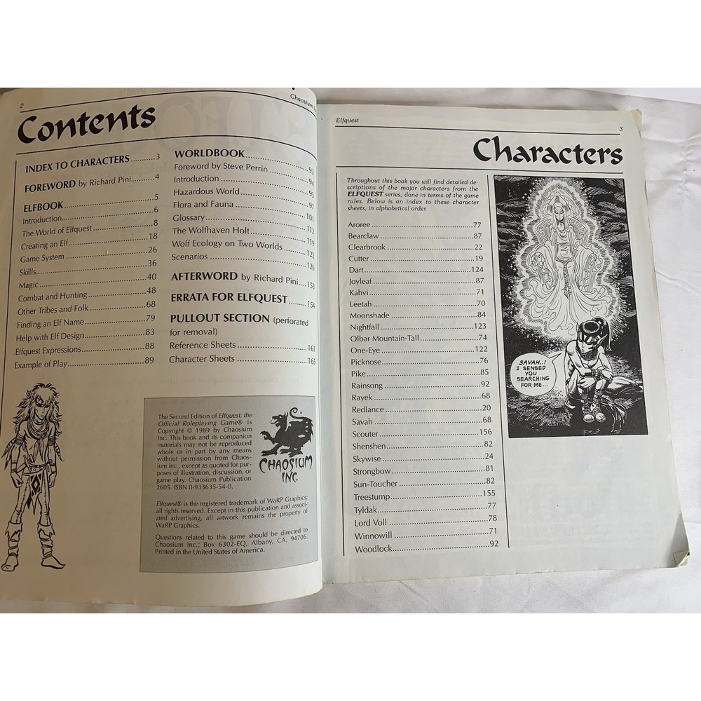 Elfquest The Official Roleplaying Game 2nd Edition 1989, Softcover - Picture 4 of 12